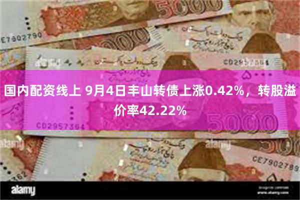 国内配资线上 9月4日丰山转债上涨0.42%，转股溢价率42.22%