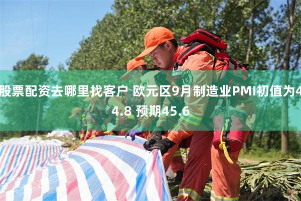 股票配资去哪里找客户 欧元区9月制造业PMI初值为44.8 预期45.6