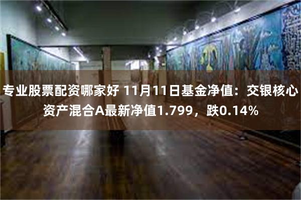 专业股票配资哪家好 11月11日基金净值：交银核心资产混合A最新净值1.799，跌0.14%